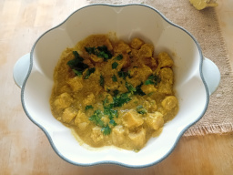 Besan gatta curry klein