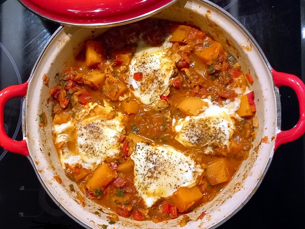 shakshuka met pompoengroot